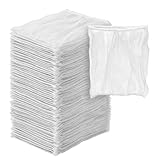 JOVYTH 400 Pezzi, Sacchetti Filtranti Monouso per Lavello Cucina, Elastici in Poliestere, Per Catturare Rifiuti Alimentari, Bucce Pomodoro, Per Cucina e Bagno