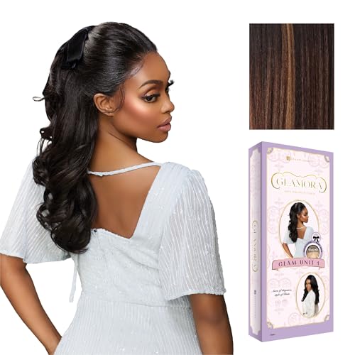 Sensationnel Glamora Lace Front Wig-Glam Unit 1, BALAYAGECHOCOLATE