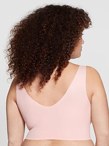 True & Co Women's Plus Size Wide Strap Plunge Bralette3