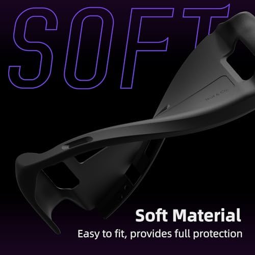 Skull & Co. GripCase SD for Steam Deck and Steam Deck OLED: A Soft Protective Case with Textured Grips Full Protection and Stand, Absorption Non-Slip and Anti-Scratch Cover Design - Coyote Gray
