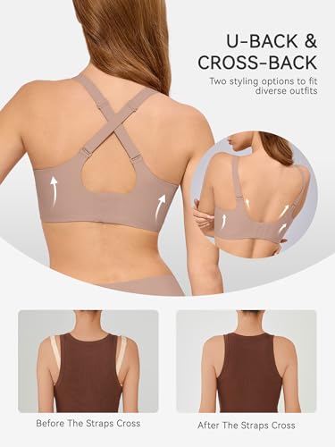 Image of LUCKMEEY Bras for Women No Underwire Wireless Bras - Seamless Push Up Full Coverage Bralettes Comfortable Everyday Bra