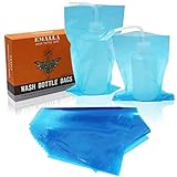 Wash Bottle Bags, Canethy 250pcs/box Tattoo Bottle Bags Covers Sleeves Disposable Squeeze Bottle Bag...