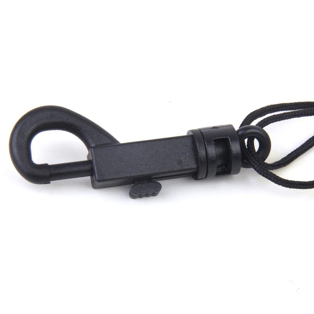 Set di 10 cinghie regolabili imbottite per sassofono con gancio a scatto, colore: nero