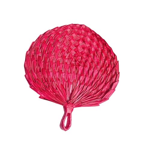 alloneslife Artisanal Natural Fan Handmade Light Weight Elegant Palms Leaf Handheld Fan For Indoor Cooling Traditional Festival