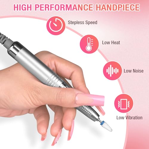 Máquina Profesional de Taladro para Uñas Inalámbrica Recargable miniatura 3
