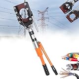 ♣【SCHNELLES SCHNEIDEN】: Dieser Kabelschneider verfügt über einen zu öffnenden Zangenkopf, der den Klingenwechsel und das Ein- und Ausführen von Kabeln erleichtert. Die Bedienung ist einfach und bequem. Er schneidet schneller, ist robust und langlebig sowie scharf und spart Arbeit beim Umgang mit dicken Materialien.