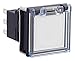 IDEC - LBW7GB-M1T5W - Pushbutton Switch, Industrial, LBW Series, SPDT, Momentary, Square Flush with Guard