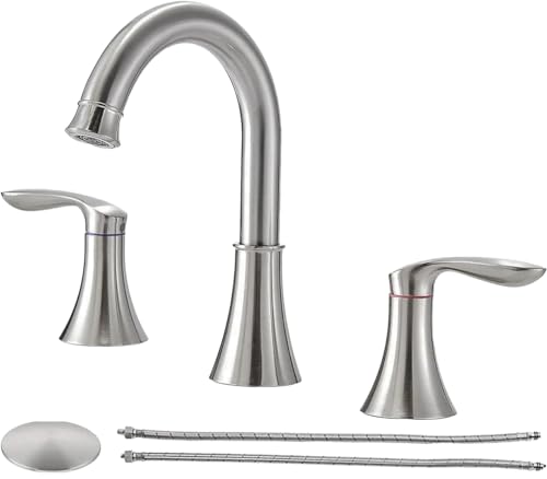 Friho Brushed Nickel Widespread Faucet