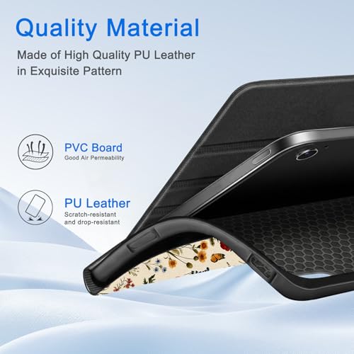 Image of CoBak Case for Samsung Galaxy Tab A11+ Plus 11 inch 2025, Multi-Viewing Angles, All New PU Leather Folio Stand Cover with Auto Sleep Wake Feature for Samsung Galaxy Tab A11+ Tablet 11-inch, Floralia