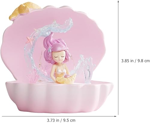 Miniatura 6 de PRETYZOOM Lámparas de mesa, lámparas de escritorio, luz nocturna, sirena, decoración de habitación para adolescentes, lámparas estéticas para