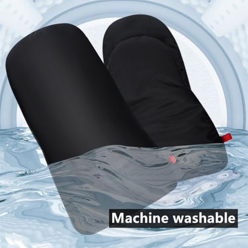 Image of 1 Pair Baby Stroller Hand Muffs Gloves Winter Thick Warm Gloves Pushchair Hand Warmer Gloves Mittens Windproof Waterproof Carriage Hand Muffs Stroller Warmmuffs Gloves Stroller Accessories