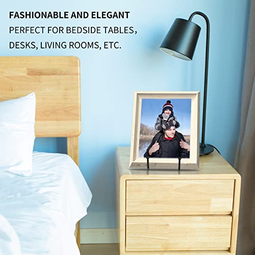 Decolore 8 Inch 3 Pack Black Metal Plate Holder Display Stands For Picture, Decorative Plate, Book, Photo Easel, Artistic Work #TOP4