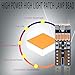 Jitrendo Pack Of 2 Car T10 Interior Light Bulb. Led Replacement Bulbs For Car License Plate Dome Map Reading Courtesy Side Marker Lights,T10 W5w 4014 License Plate Lights (Yellow)