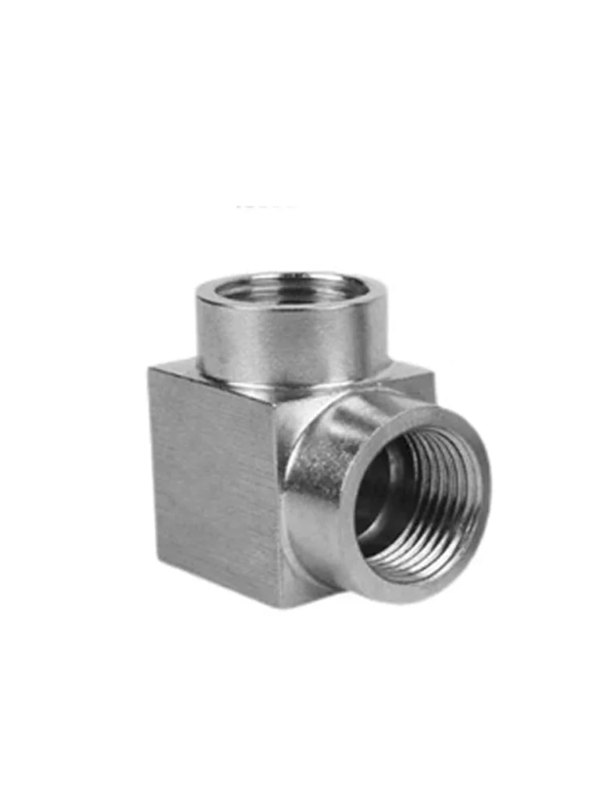 Di alta pressione 1/8" 1/4" 3/8" 1/2" 3/4" 1" Femmina Maschio Gomito Angolo 90 Gradi Giunto 304 Raccordo for Tubo in Acciaio Inox Acqua Gas 1 Pz(Female To Female,1")