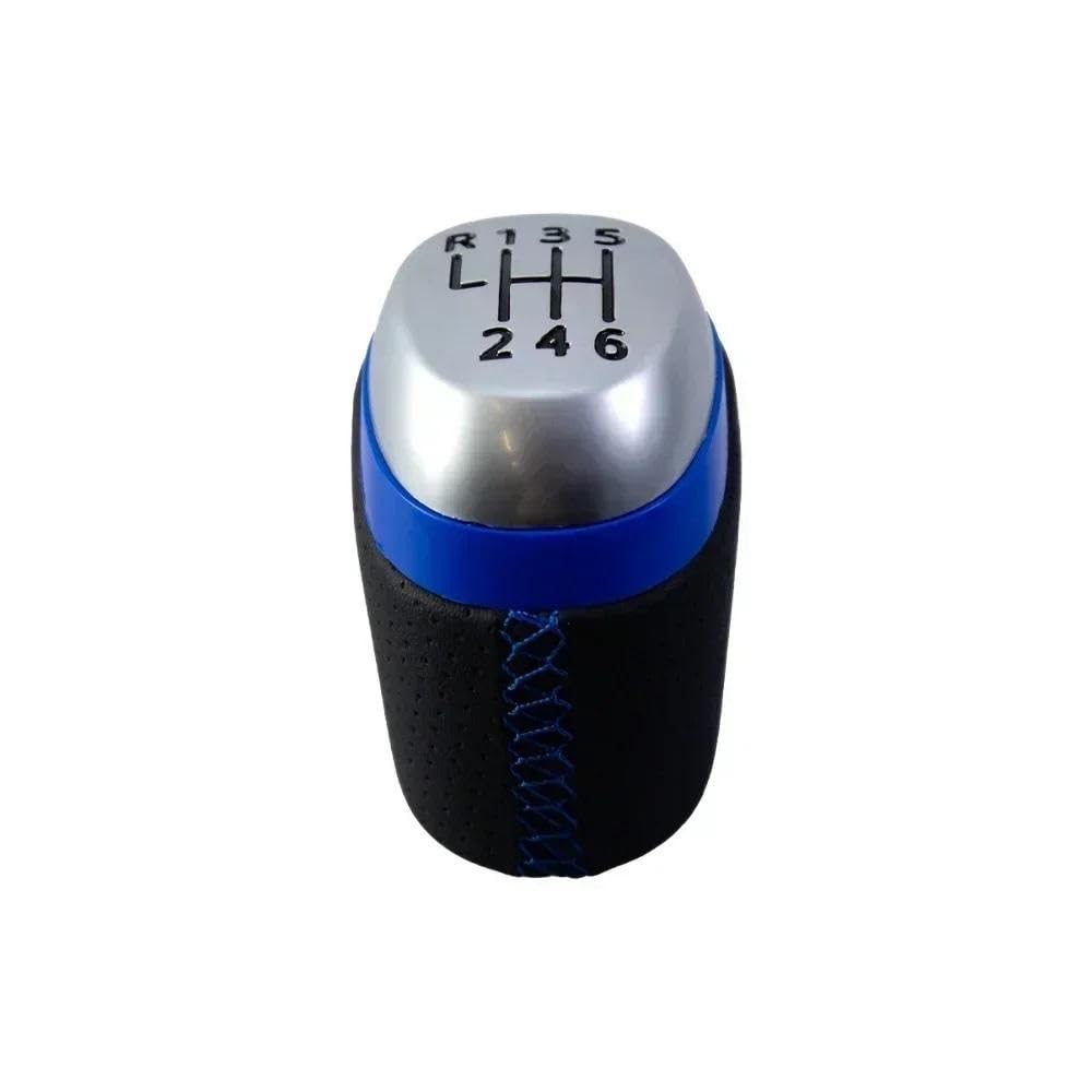 POANBCGY Shift Ball Joint Car Gear Shift Knob for Renault Megane IV MK4 BFB for Renault Kadjar Talisman 2015-2022 Shifter Lever Stick Handball(Blue 6 Speed)
