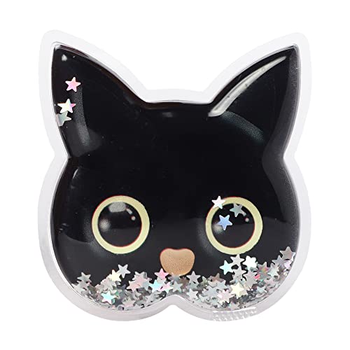 Image of KRZNA Gel Filled Mobile Holders Selfie Holder Designed for Kids, Girls and Teens. [ Gel Inside ]-(Model - Black Kitty)