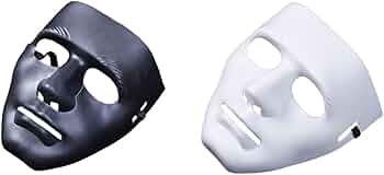 Amazon | Jinmoioy ダンス マスク 無地 サバイバルゲーム お面 仮装