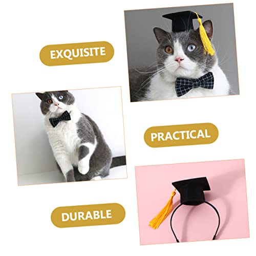 Set disfraz de graduación para perros y gatos miniatura 4