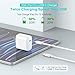 30W USB C Charger for iPad Pro 13, 12.9, 11 inch 2024 2023 2022 2021 2020 2019 M4 M2 M1, iPad Air 5 4, M3 M2, Mini 6, A17 Pro, iPad 10, A16, MacBook Air, iPhone 16 15, Pixel 8 7 Pro, 6.6ft USB-C Cable
