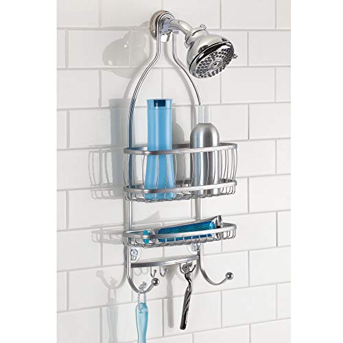 image for InterDesign iDesign Metal Extra-Wide Hanging Shower Caddy, The York Co