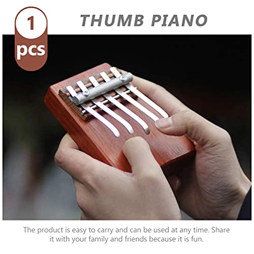 BIENKA 1 Set Kalimba Instrument de Musique Kalimba Thumb Piano Instrument de Musique Piano Case Finger Piano, Marron… - Les Beatles, Paul McCartney, John Lennon, RIngo Starr, George Harrison BIENKA 1 Set Kalimba Instrument de Musique Kalimba Thumb Piano Instrument de Musique Piano Case Finger Piano, Marron… – Image 4