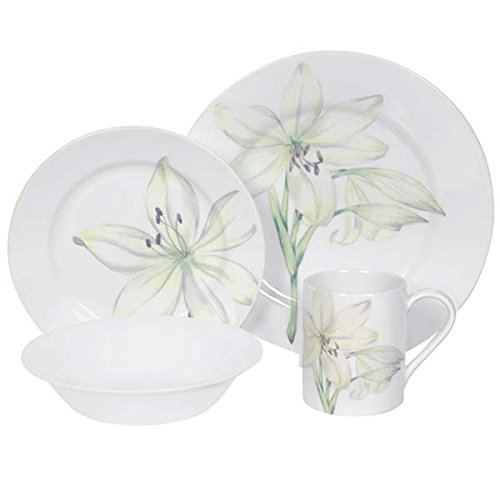 CORELLE - Servizio da tavola da 16 Pezzi in Vetro