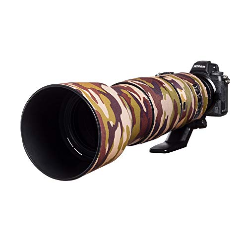 Easycover Lens Oak Neoprene Lens Cover Nikon 200-500Mm F/5.6 Vr Lens Brown Camo #TOP23
