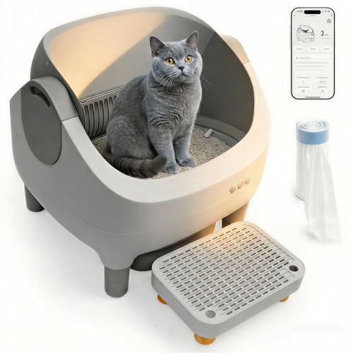 Smart Self-Cleaning Litter Box with App Control