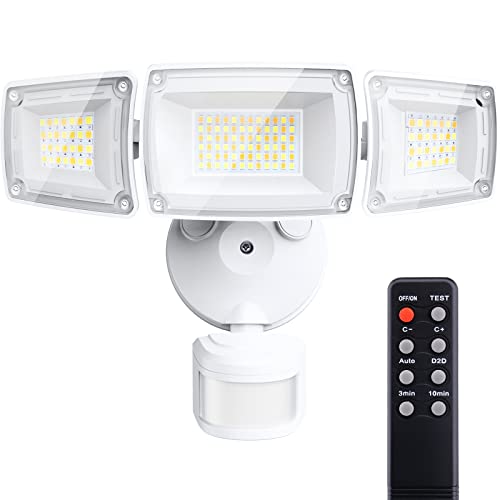 Brightown Flood Lights Outdoor with Remote, 40W 4500LM Dusk to Dawn