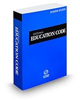 California Education Code, 2019 ed. 0314699848 Book Cover