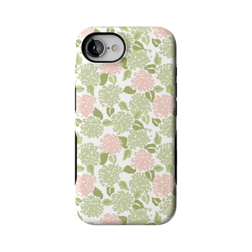 Casely iPhone 16e Case | Hydrangea Haze | Floral Garden | Bold Protective Design | Compatible with MagSafe