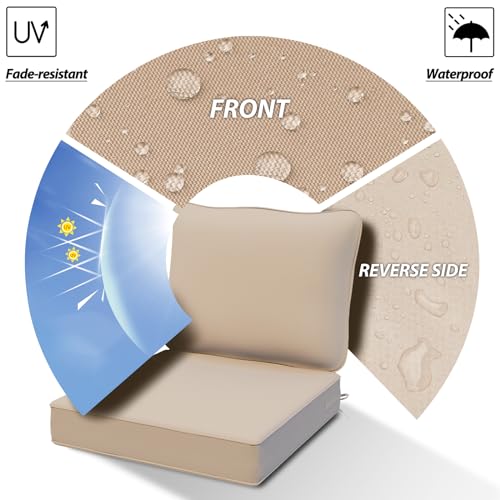 Aaaaacessories Outdoor Deep Seat Cushions For Patio Furniture thumb #1