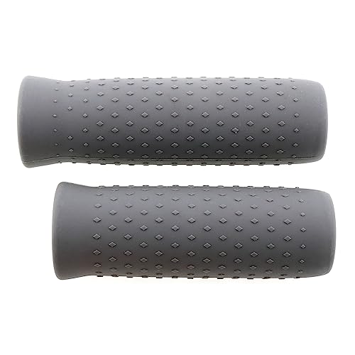 LUORNG Handlebar Grip 1 Pair Silicone Handle Bar Grip Replacement Handle Grips Accessories for Ninebot MAX G30 Electric Scooter, Gray