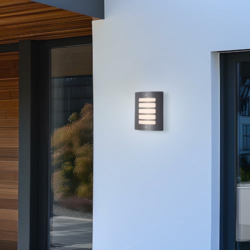 Applique extérieure E27 Brilliant Todd 60W argent lot de 4 - 2