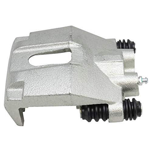 Image of TRQ Rear Ceramic Brake Pad and Rotor Set Includes Calipers