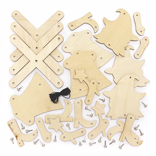 Baker Ross FE686 Marionetta in Legno Strega