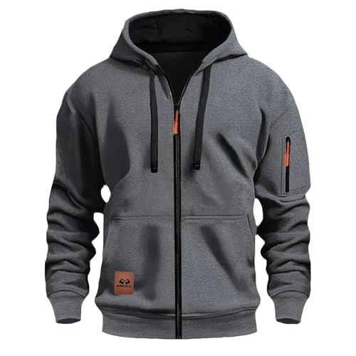 Sweat à capuche de sport premium finitions poche zippée vêtement chic