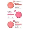 UCANBE 5 Colors Face Blusher Palette Waterproof Matte Long Lasting Lightweight Blush Powder Pink Coral Blushing Pallet with Brush Mirror Women Makeup Gift Set Kit