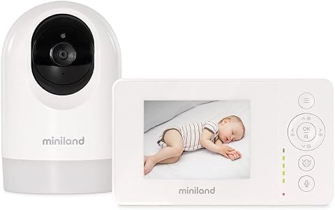 Miniland - Digimonitor 3,5 Easy: babymonitor di video con schermo di 3,5