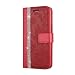 Produktbild iPhone SE 2020 / iPhone 8 / iPhone 7 Hülle, SONWO PU Leder Brieftasche Flip Schutzhülle, TPU Bumper Flip Schutzhülle Kompatibel iPhone SE 2020 / iPhone 8 / iPhone 7 mit Karte Schlitz, Rot