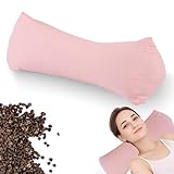 Buckwheat Neck & Cervical Pillows, Buckwheat Hulls Adjustable Roll Pillow, with Inner Liner Cervical Bolsters, Office Waist Support & Lunch Break for Pain Relief for Sleeping