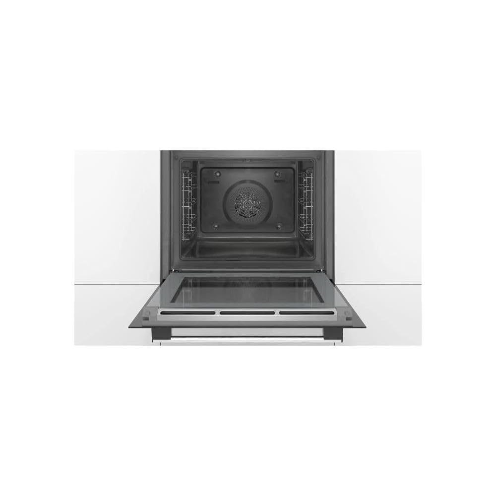 Bosch - HBG536ES3 Four multifonction 60 cm de large, série 6, 3D Hotair, autopilote, assistant de nettoyage, acier,