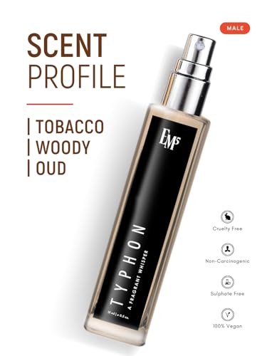 Image of EM5 Typhon Unisex Perfume Spray for Men & Women | Rose Oud Amber Fragrance | Eau De Parfum | Luxury Gift for Him /Her | 15 ml