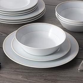 Elevate Your Dining Experience: Buy the Noritake Linen Road 12-Piece Set in Elegant White Today – Noritake