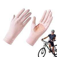 Katoenen handschoenen voor dames en heren, vingerloze handschoenen, antislip fietshandschoenen, zonbescherming, halve vingers, wanten, loophandschoenen voor autorijden, motorfiets, fiets, sport Katoenen handschoenen voor dames en heren, vingerloze handschoenen, antislip fietshandschoenen, zonbescherming, halve vingers, wanten, loophandschoenen voor autorijden, motorfiets, fiets, sport