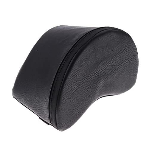 Classical Guitar Support Cushion, PU Leather & Sponge Pad, Ergonomic Design for Acoustic Guitar, Black