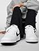 Nike Big Kid's Court Borough Low Recraft Shoes, White/Black, 4.5Y