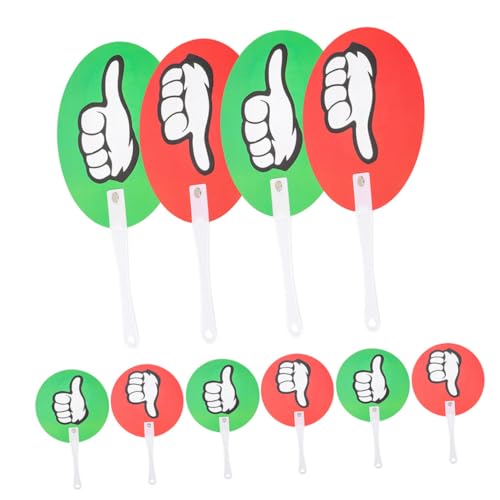 Palettes de vote bicolores pour une interaction rapide et efficace en classe - Lot de 40