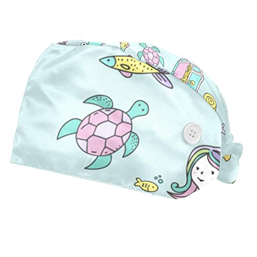 Chapeaux de Travail contre la chute de cheveux, casquette ajustable 2 pièces