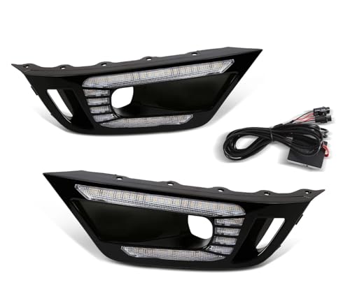 Feux Avants Auto Feu De Jour LED Blanc pour Voiture, Clignotant Jaune, Feu Antibrouillard, Pare-Chocs Avant, Conduite 12 V, pour Ford pour Ranger pour Raptor 2022...